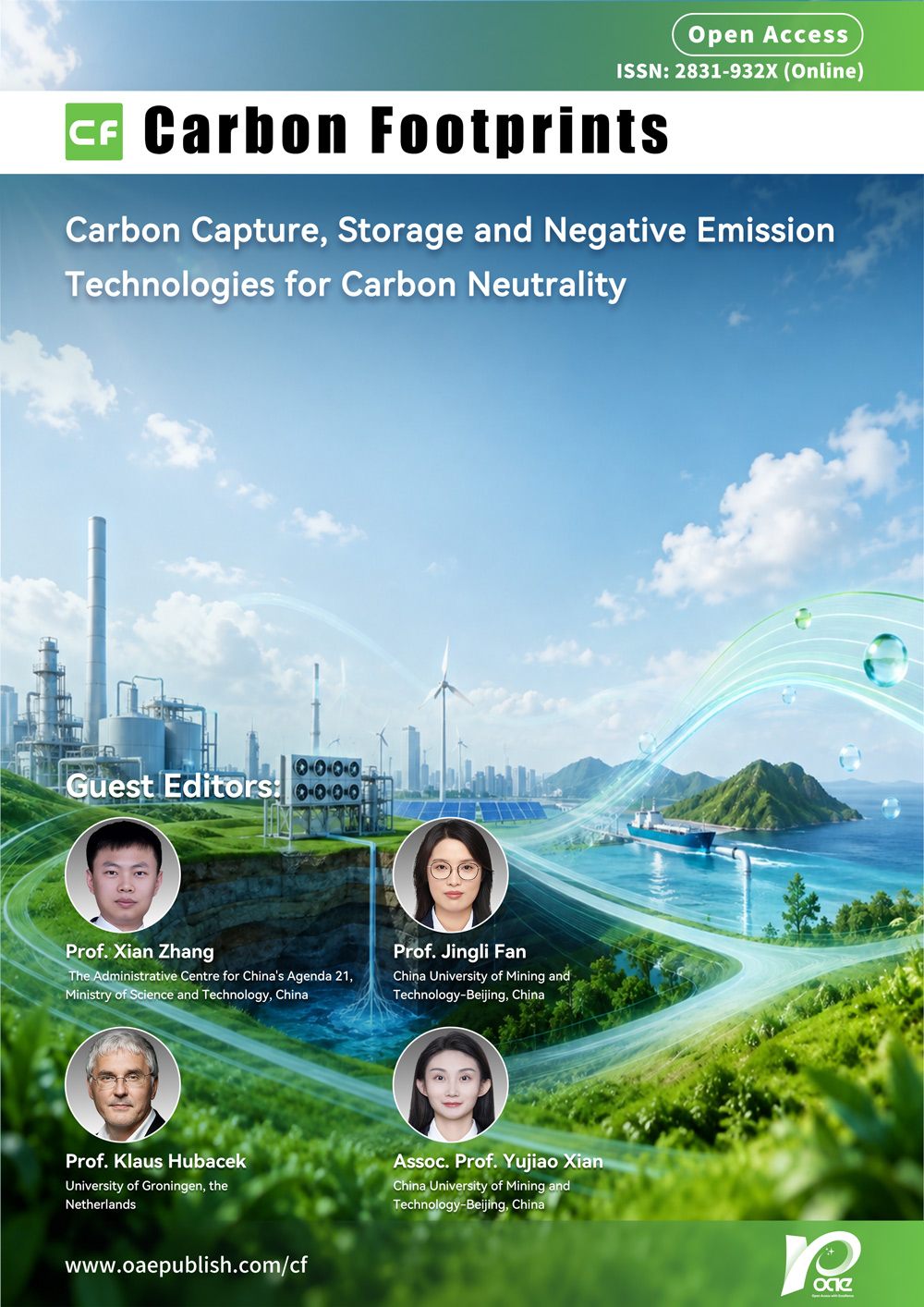 Topic: Carbon Capture, Storage and Negative Emission Technologies for Carbon Neutrality