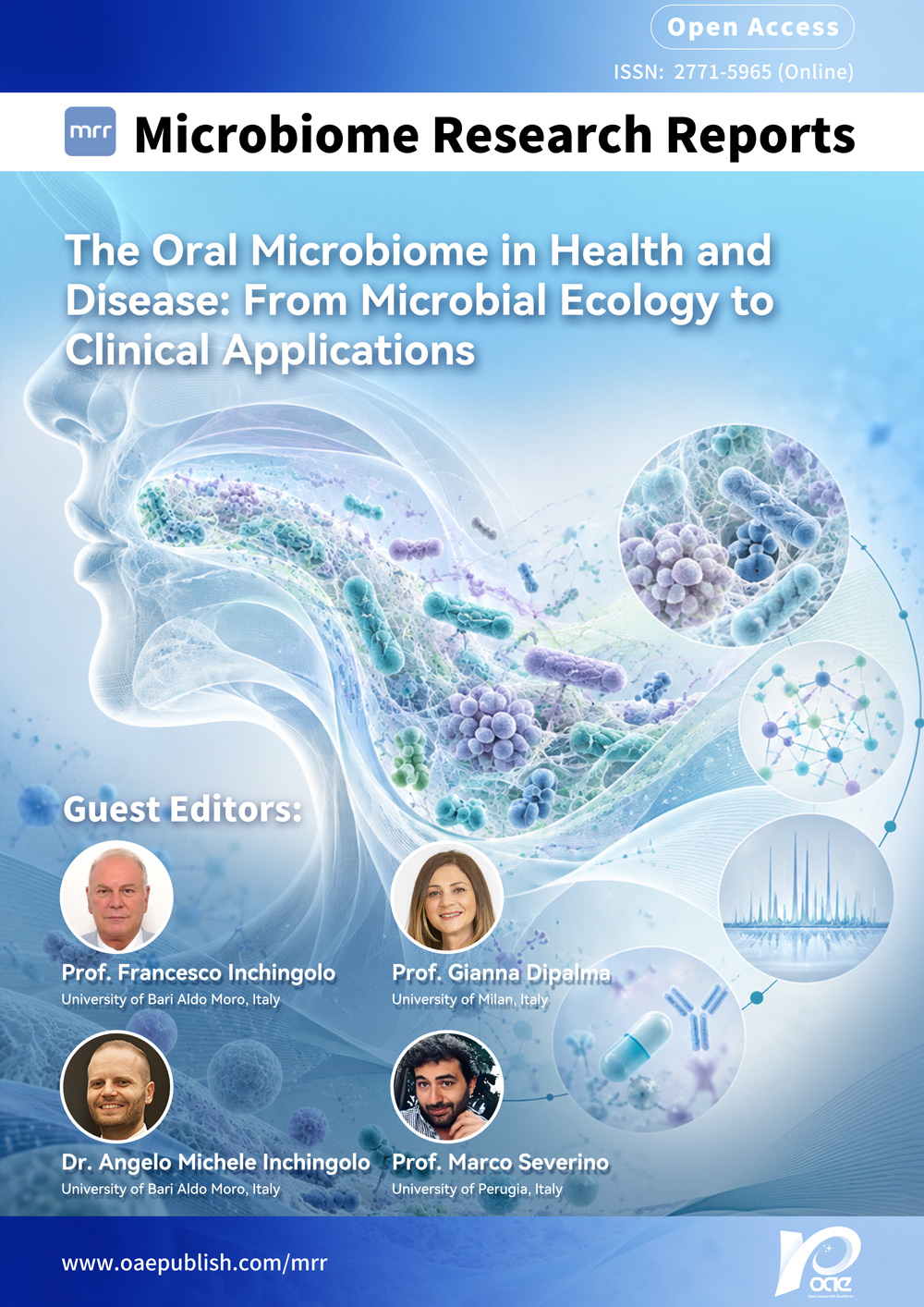 Topic: The Oral Microbiome in Health and Disease: From Microbial Ecology to Clinical Applications