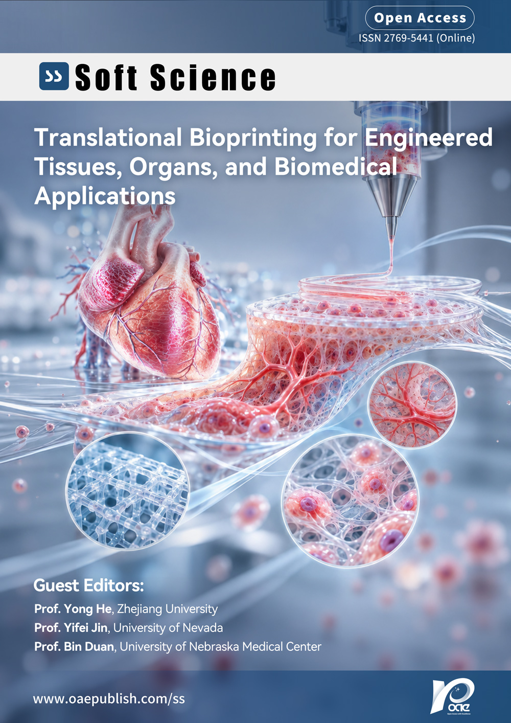 Topic: Translational Bioprinting for Engineered Tissues, Organs, and Biomedical Applications